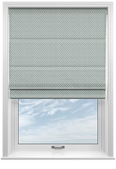 Ariel, Glacier - Twist&Fit Roman Blind